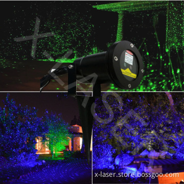 New Arrival Blisslights Green and Blue Static Firefly Lawn Laser, Lighted Trees, Outdoor Christmas Landscape Laser Projector